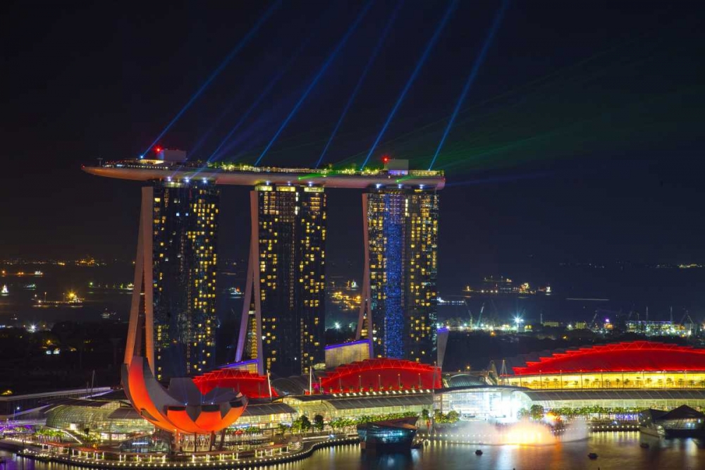 Singapore, Cityscape view of downtown